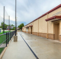 Front entrance of building