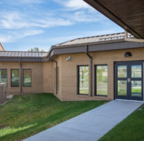 Exterior of back of building