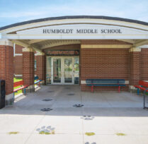 Exterior of middle school