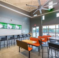 challenger sports complex-OK-interior of eating area