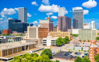 A stock image of DT OKC during the day