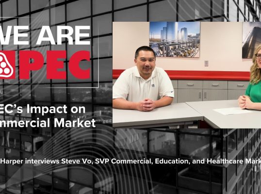 We Are PEC title card showing Steve Vo sitting at a table