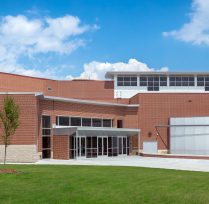 Exterior front entrance of building