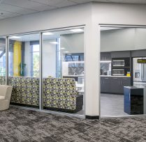 Entrance of break room