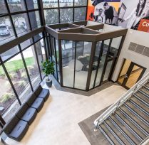 Front entrance from second floor