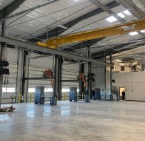 Interior showing maintenance bays