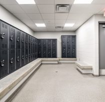 Locker room