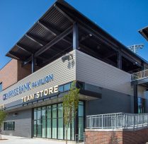 Front of merchandise store