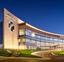 Outside of building during dusk