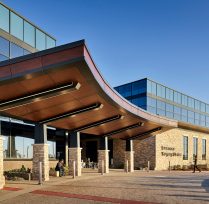 Main entrance of hospital