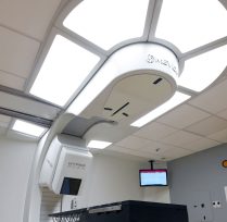 Close up of proton beam