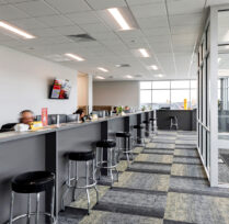 Front reception desks and chairs