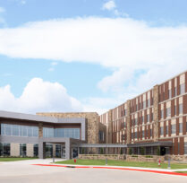 Exterior hospital building