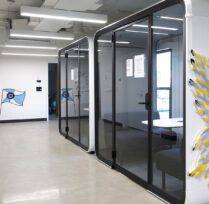 Study rooms in small capsules