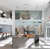 Front lobby showing front glass doors